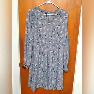 Massini gray boho dress